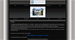 Desktop Screenshot of kulturverein-hechingen.de
