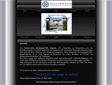 Tablet Screenshot of kulturverein-hechingen.de